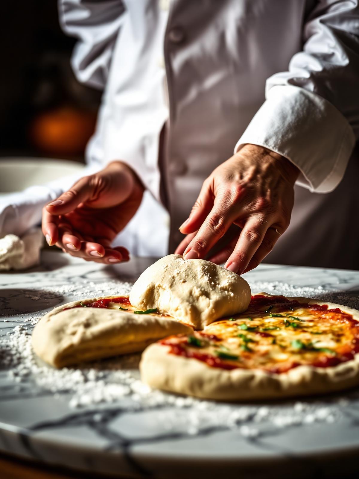 Pizzaiolo au travail chez PP 69